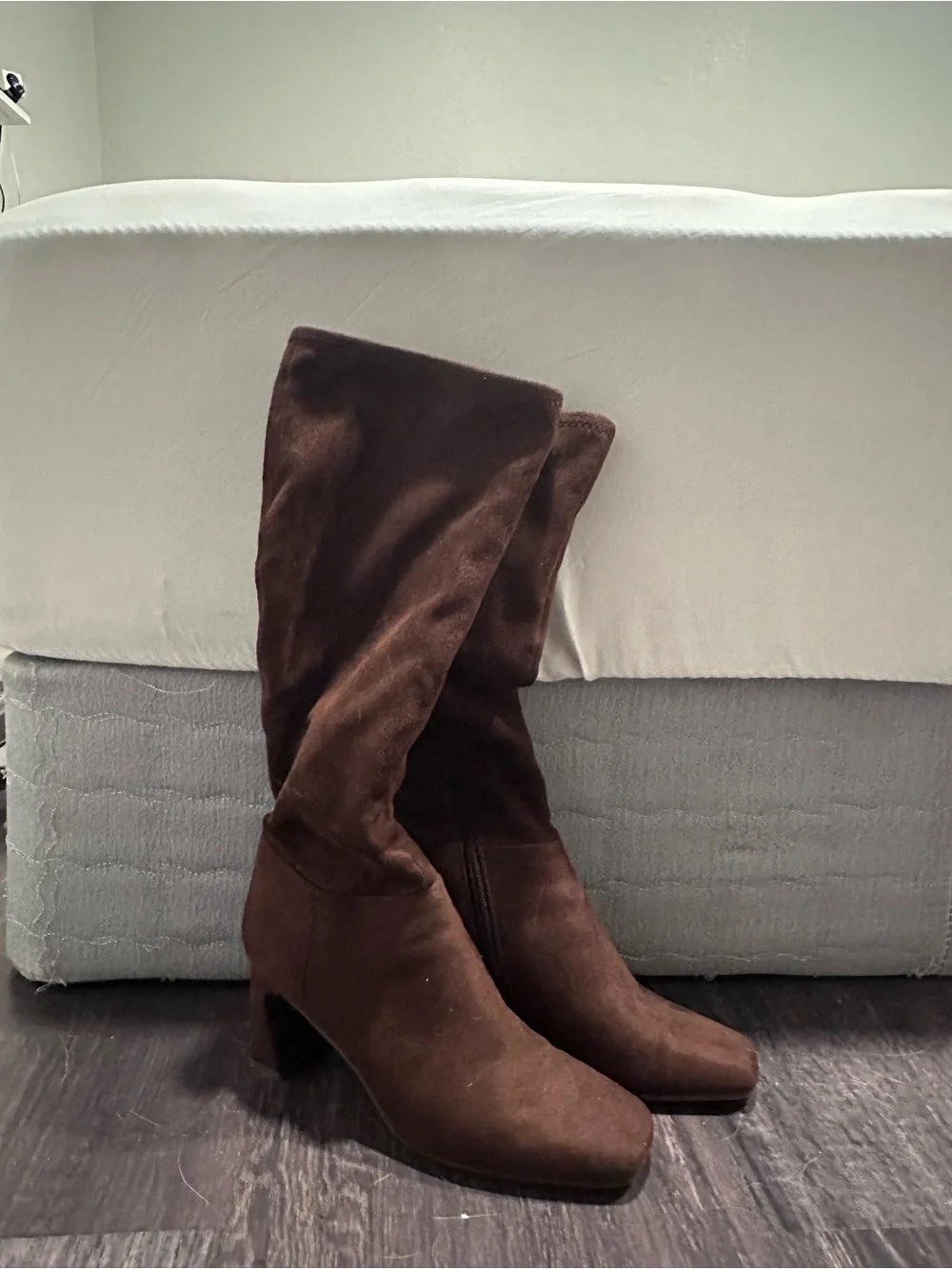 Steve Madden Dark Brown Over-the-Knee Suede Boots